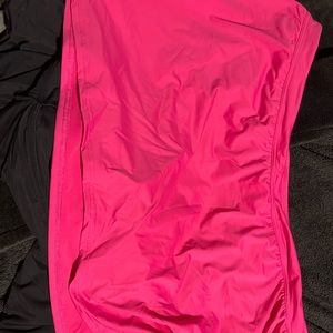 Hot pink lands end swim skirt! Worn one time
